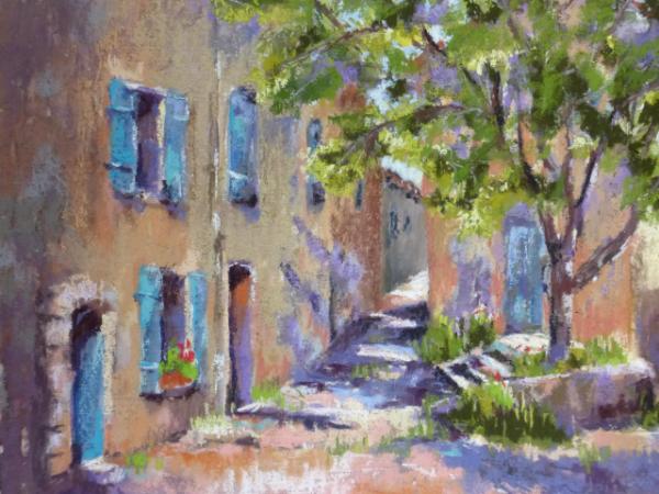 Blue Shutters 14x11