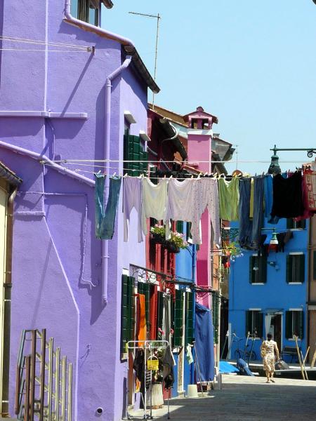 Burano Purple House Italy