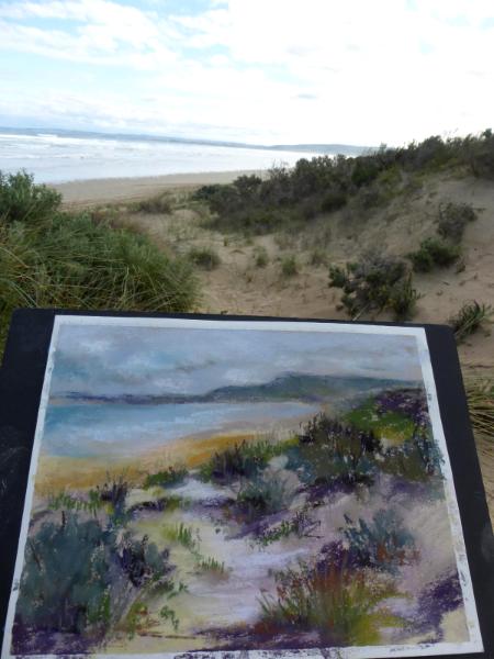 Sand dunes at Goolwa South Australia