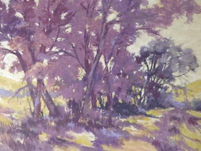 Plum Passion plein air 16x12