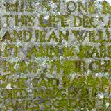 Tombstone writing Scotland