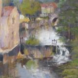 Mill at Castlefranc - plein air 9x12