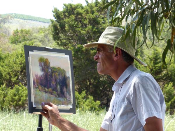 Richard McKinley's pastel demo