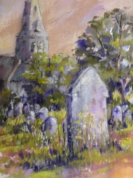 Churchyard 9x12