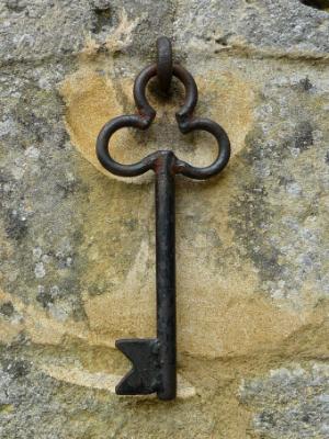 Key on wall France