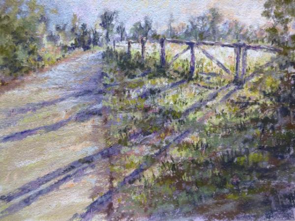 A Suffolk Country Lane 12x9