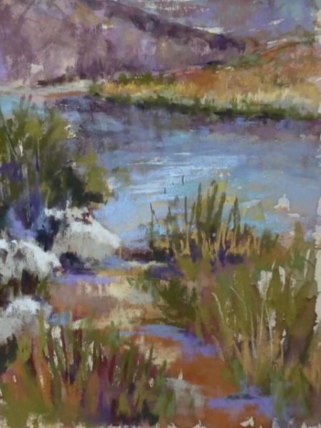 Lake Hodges View 9x12