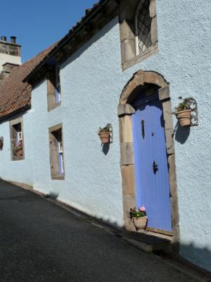 Blue Door Culross Scotland