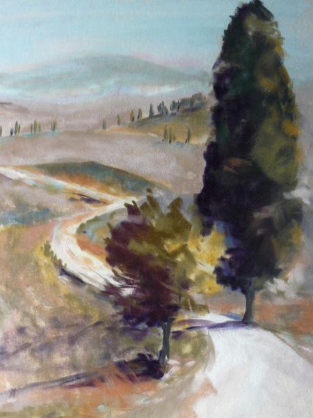 Lone Cypress Tuscany