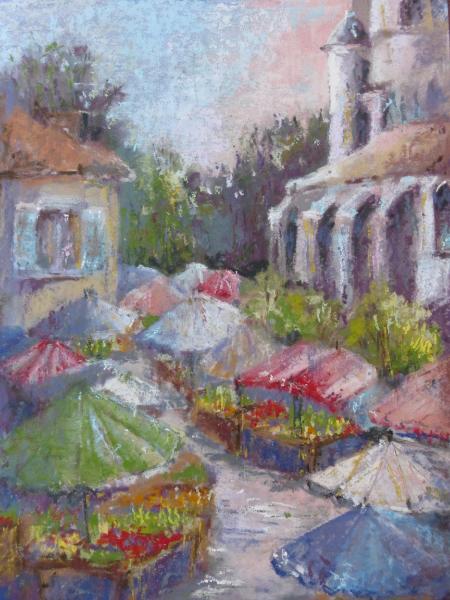 Market Umbrellas 9x12