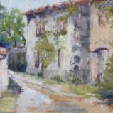 Street view in Belaye - plein air