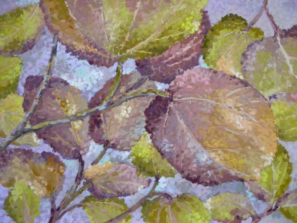 A Bunch of Leaves 12x16