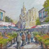 Market at Prayssac 18x12